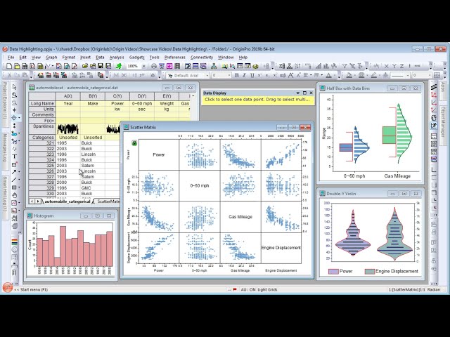 OriginPro - Graphing and Data Analysis Overview