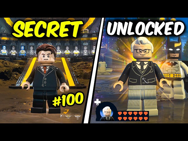 100 EASTER EGGS in LEGO Batman: legacy Of The Dark Knight!