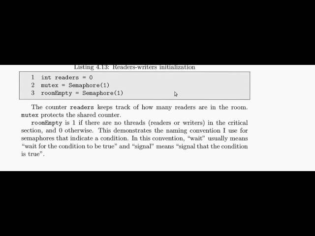 part 3 explanation & solution of reader writer problem