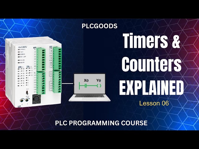ISPSoft Delta PLC programming | Delta PLC Timers & Counters Explained  | Lesson 6