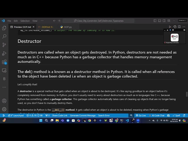 Python | Constructor and Self Parameter | PIAIC Student