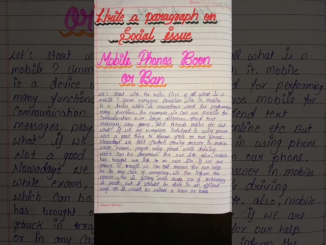 Paragraph on social issues l Write a paragraph on social issues ll #social #issues #shorts