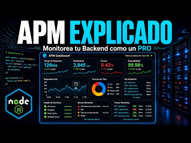 APM + Node.js: Métricas, transacciones y alertas en tiempo real