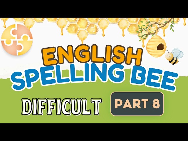 Spelling Quiz | Difficult level | Part 8