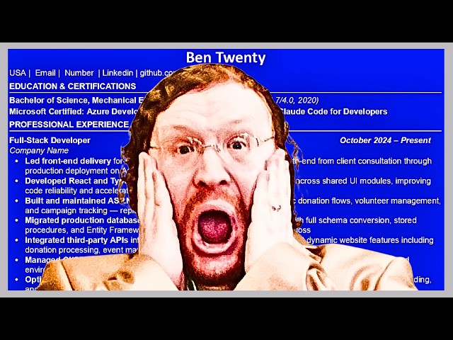 This Software Engineer Hasn't Gotten a JOB Interview since 2021 | Recruiter Reviews Resume