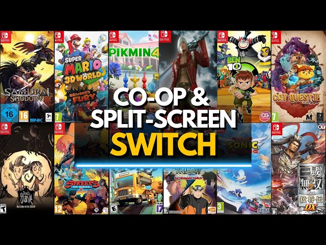TOP 60 BEST LOCAL CO-OP & SPLIT-SCREEN GAMES ON SWITCH You Must Play!