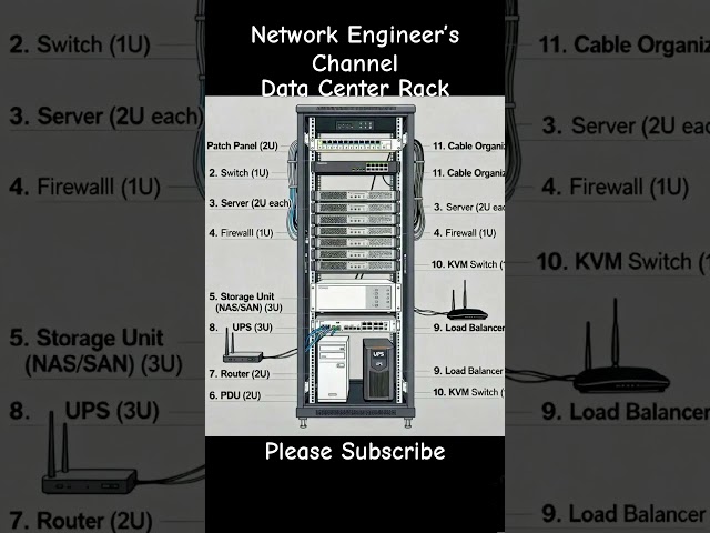 Data Center Rack management #cisco #datacenter #datacenters #networkengineer #networking #ccna