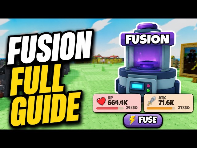 FUSION FULL GUIDE in GROW A CHICKEN FIGHTER Roblox