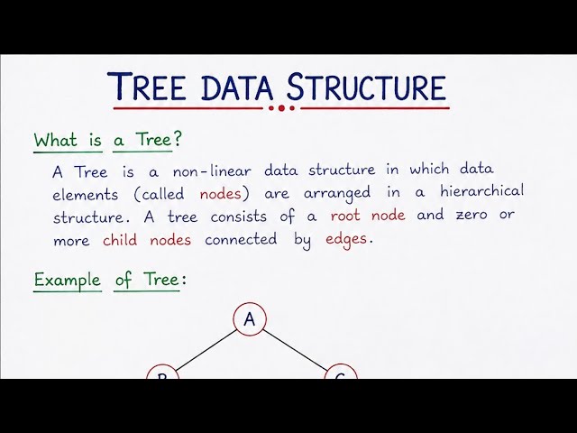 Tree Data Structure Real Life Examples | Tree Components Explained | DSA | BCA