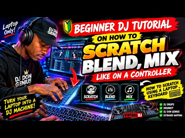 Beginner Tutorial On How To Scratch, Role Like On A controller
