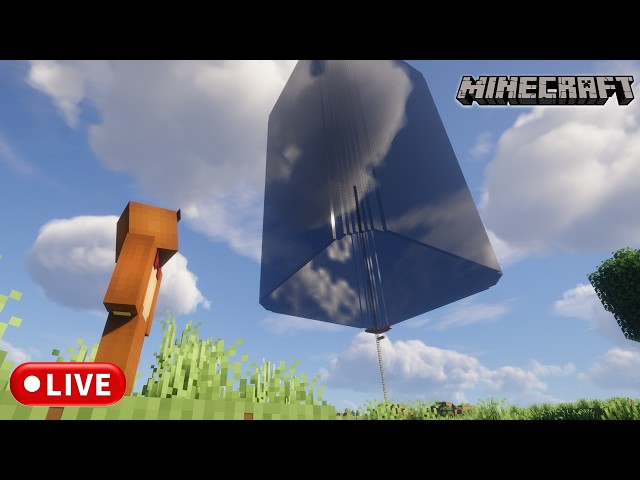 【生配信】超高層ビル建設ライブ③ 〜オフィス外装〜【Minecraft 環境音】