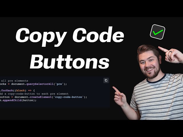 Add Copy To Clipboard Buttons To Code Blocks