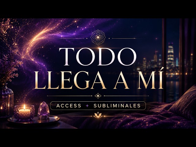 ESCUCHÁ ESTO MIENTRAS DORMÍS | ACCESS A LA ABUNDANCIA 🌙 Subliminales + Binaurales