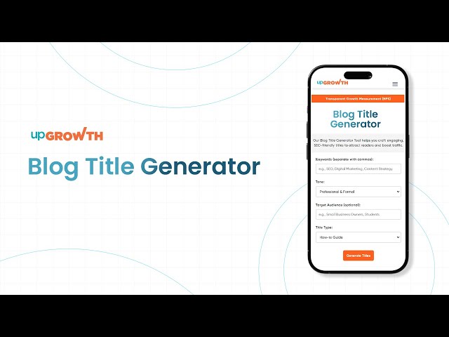 AI-Powered Blog Title Generator: Create Engaging Titles in Seconds!
