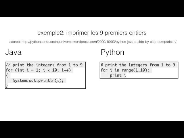 1.4 Pourquoi Python ?