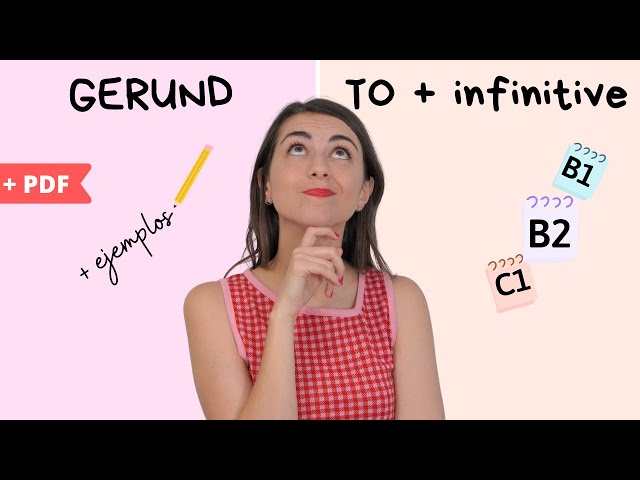 GERUND or INFINITIVE in English - Grammar Review B2 - C1 - Useful for Use of English