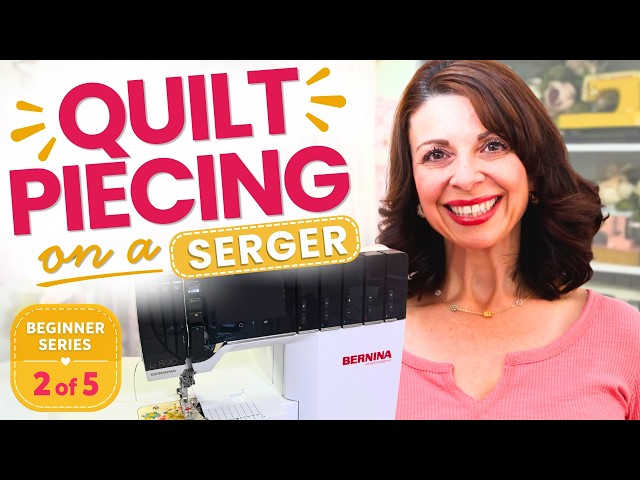 ¡Consigue bloques de patchwork más rápido con una remalladora! (¡Las quilters tienen que ver esto!)