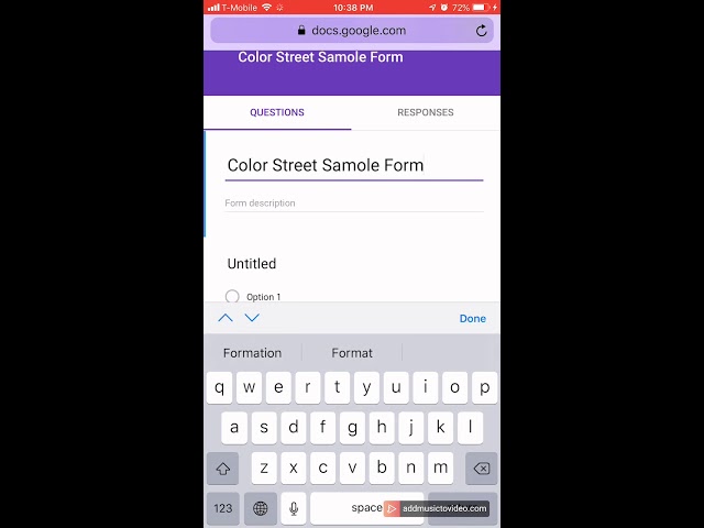 Google Forms Tutorial