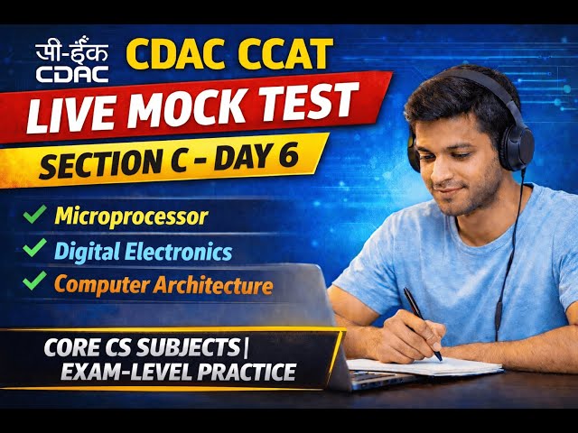 CCAT Live Mock Test – Section C   Day 6 | Live Mock Test for February 2026   Batch