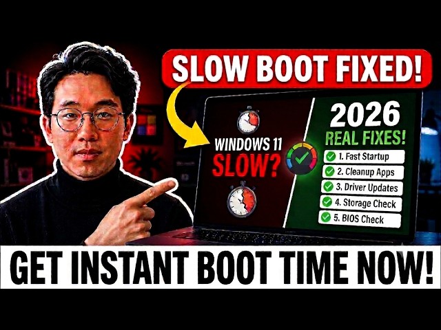 "How to Fix Windows 11 Slow Boot Time (5 Real Fixes That Work in 2026)"