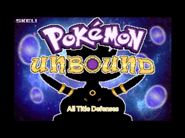 Pokemon Unbound! Insane 2.0.3.2 All Title Defenses!