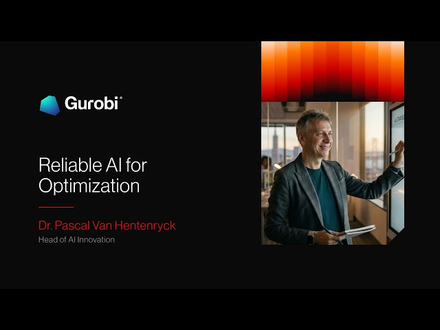 Academic webinar: Reliable AI for Optimization