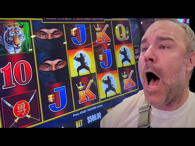 Greatest $500/Bets Slot Play Recovery Ever RECORDED!
