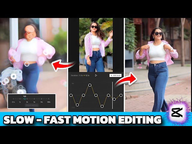 Smooth Slow Motion + Blur Effect Editing In Capcut | Blur Effect Slow Fast Motion Editing Tutorial