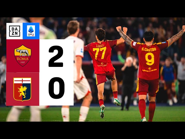 Roma vs Genoa (2-0) | Resumen y goles | Highlights Serie A