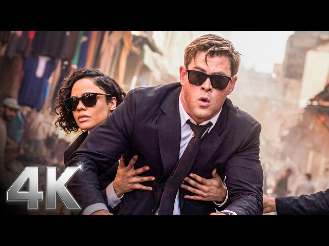 Agents H & M Take On a Global Alien Conspiracy | Men in Black: International |💥 4K