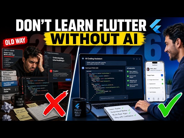 Don't Learn Flutter Without AI In 2026