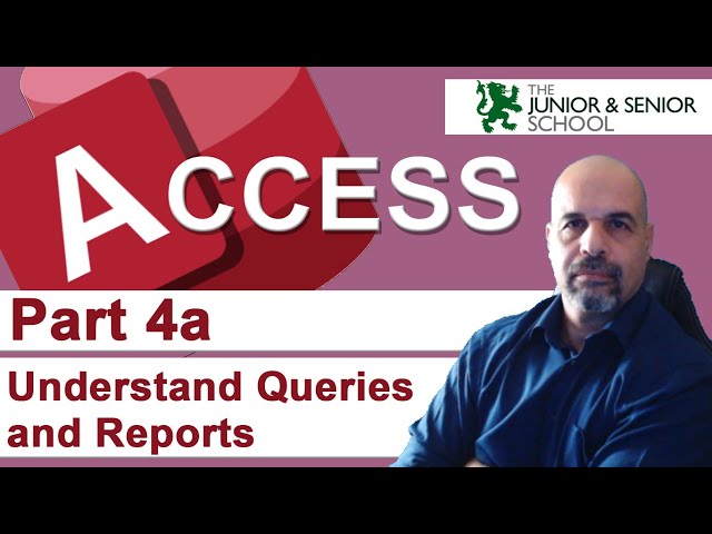 [Part 4A] Query and Reports (Microsoft Access) Cambridge IGCSE ICT (0417)
