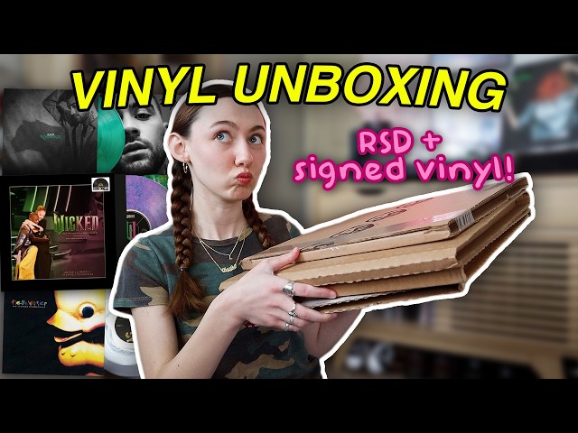 VINYL UNBOXING! (RSD 2026 + signed vinyl!!)