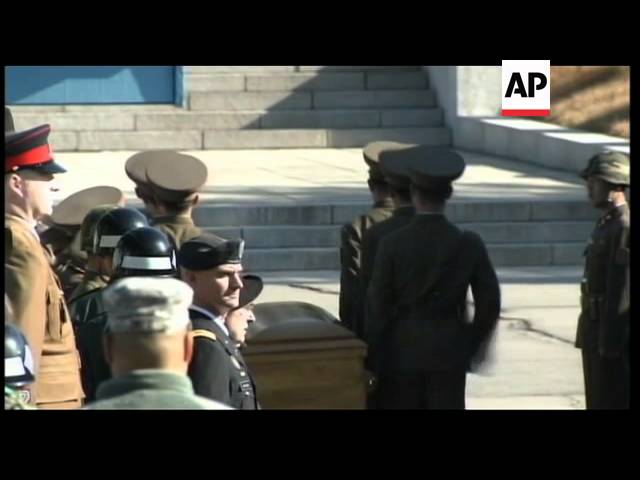 Bodies of 2 soldiers found dead near DMZ returned to North