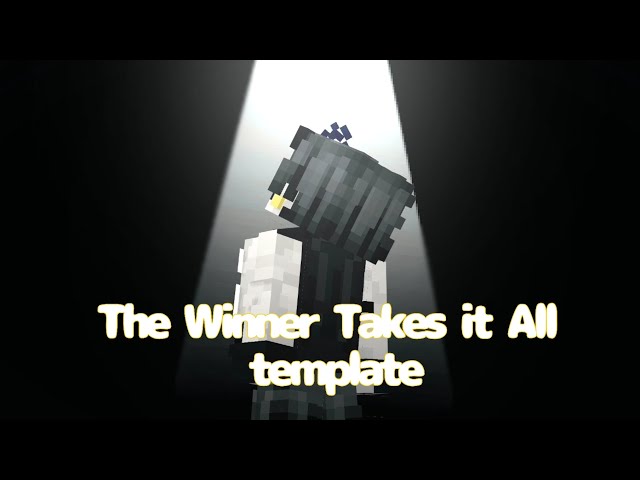 •The Winner Takes it all• template PRISMA 3D (animation Minecraft)