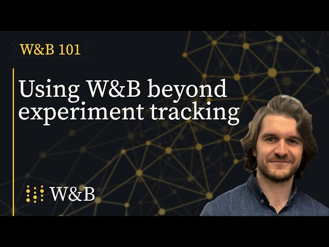 Using W&B beyond experiment tracking