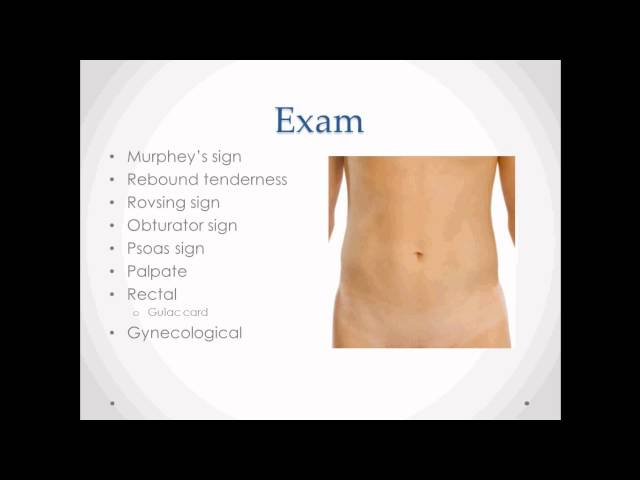 Appendicitis - USMLE Step 2 Review