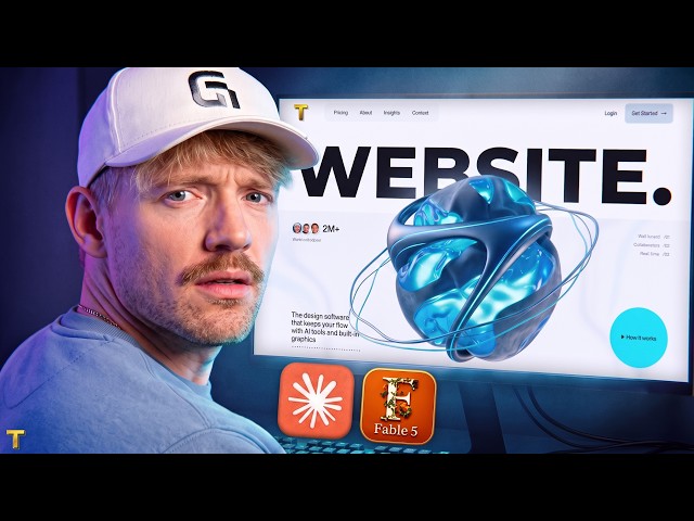 Claude Fable 5 + New Design Skill = Beautiful $10,000 Websites