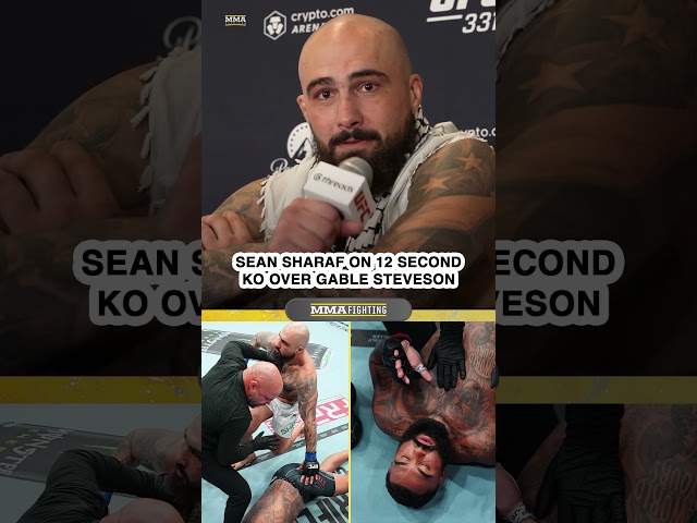 "God blessed with that punch" - Sean Sharaf REACTS to 12 second knockout over Gable Steveson