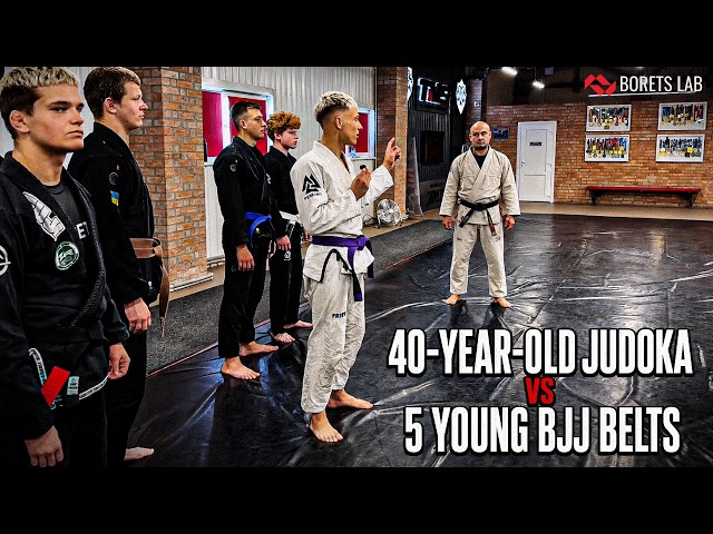 OLD-SCHOOL JUDOKA vs 5 BJJ BELTS 😳 Too Old for BJJ at 40?