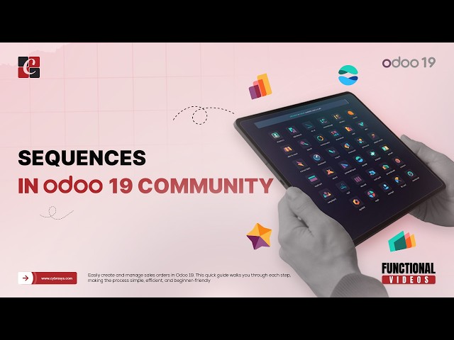Sequences in Odoo 19 Community | Odoo 19 Features & Tips | Odoo 19 Functional Tutorials