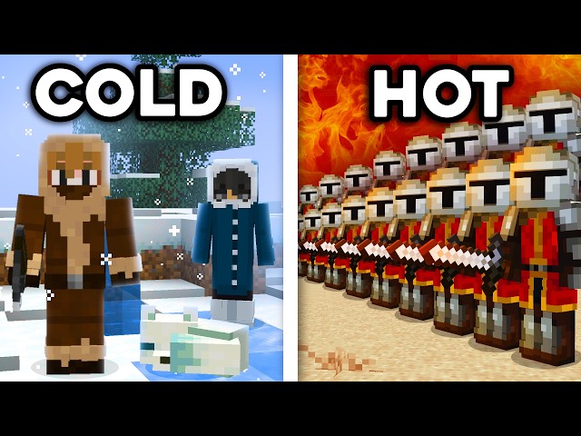 1000 Players Simulate Civilization: Hot & Cold