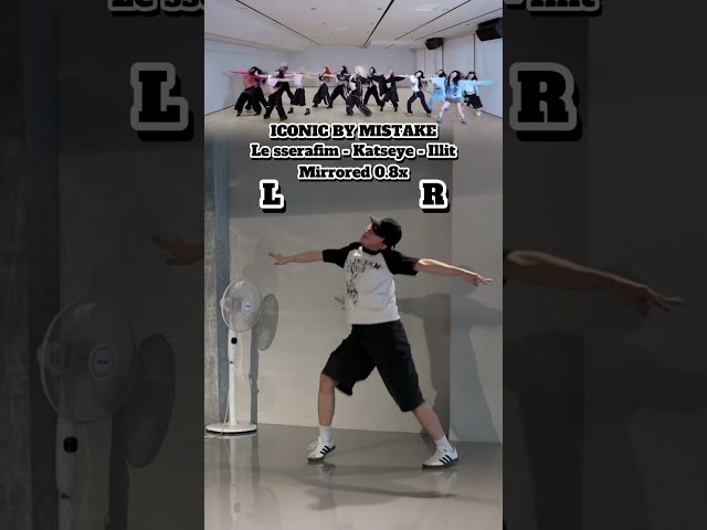 [Dance Tutorial] ICONIC BY MISTAKE - LESSERAFIM-KATSEYE-ILLIT #kpop #dancetutorial #iconicbymistake