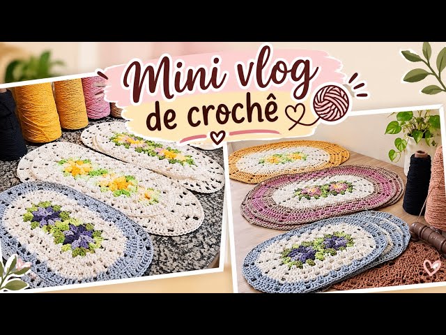 CROCHET MINI VLOG 🧶 | Making Rugs and showing behind the scenes!
