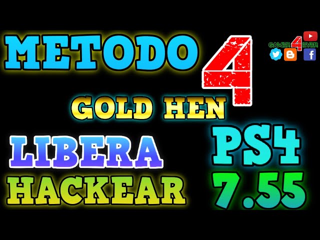ps4 jailbreak 7.55 metodo 4 para liberar tu PS4 50%  MAS EFECTIVO y mas ESTABLE gamer4ever