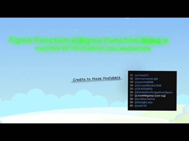 Sigma Function + Sigma function band 4 [BIG COLLABORATION²]
