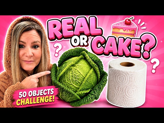 The Ultimate Real or cake challenge 🍰 ! ( Part 1 )