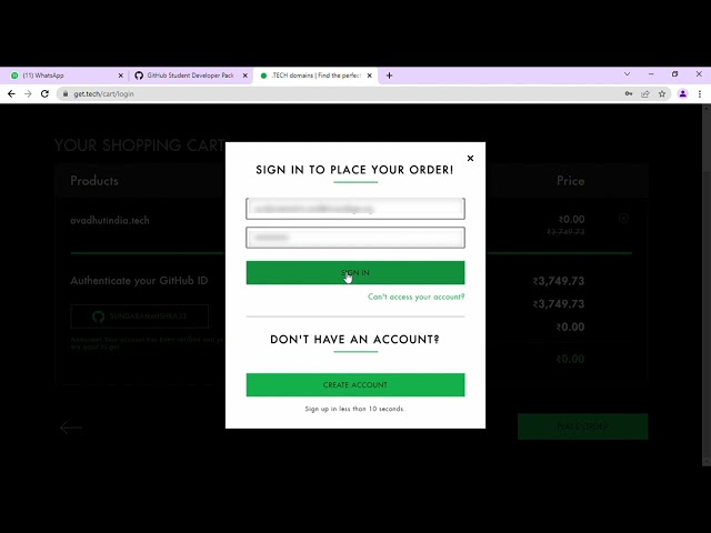 How to get free domain from github. #Benefits ~Github Student developer pack dottech domain