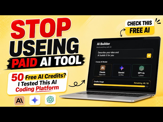 Stop Paying for AI Coding Tools! Try This FREE Platform | free ai tools | free ai course