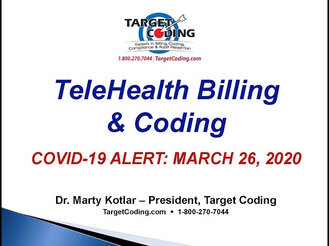 Target Coding Video - TeleHealth Billing & Coding